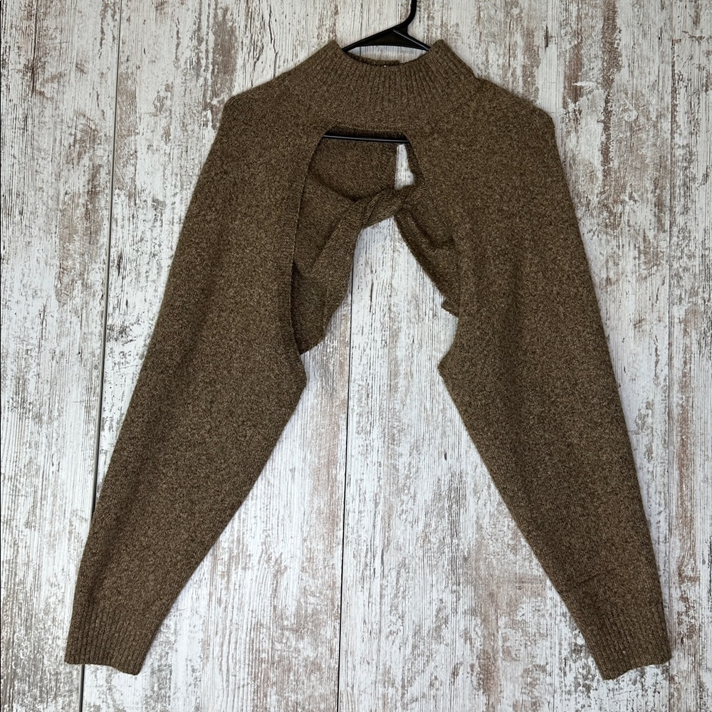 Current Air x Anthropologie Cable-Knit Midi Dress & Shrug Set Size M - Picture 10 of 15